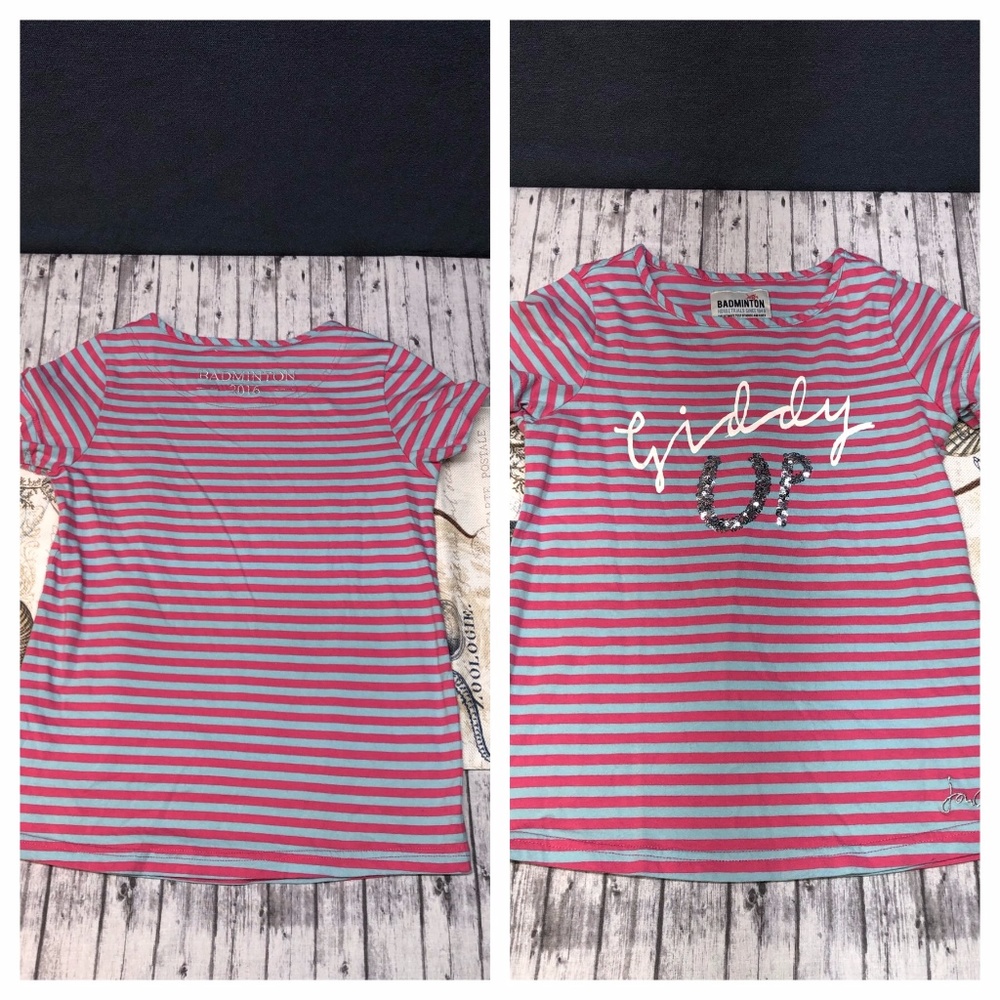 5/$25 Y11-12 Badminton Horseback Riding Teeshirt - Picture 3 of 6